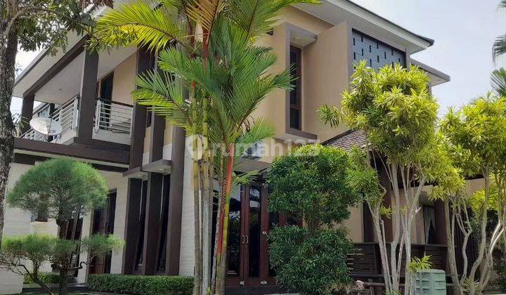 RUMAH MEGAH HOOK 2 LANTAI - FULLY FURNISHED DI PERUMAHAN BALE HINGGIL JALAN KALIURANG KM 8.5 NGAGLIK SLEMAN DEKAT UGM

 2