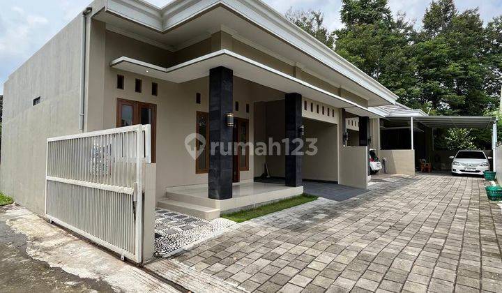 Rumah Baru Coklat Limasan Siap Huni Dalam Cluster 3 Unit Purwomartani Sleman Dekat Perum Pertaminaharga:  1