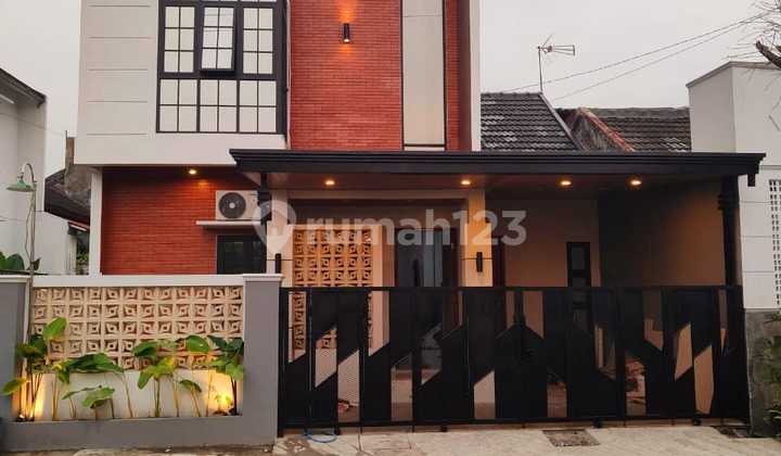 New Scandinavian Modern 2-Story House in Minomartani Housing Near Amikom Campus