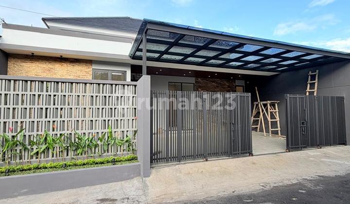 Rumah Kontemporer Modern dengan Tanah Luas di Purwomartani Kalasan Sleman Dekat Candi Sambisari