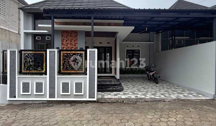 Istimewa Banget‼️rumah Baru Mewah Hook Limasan Modern Dalam Cluster 20 Unit Di Wedomartani Ngemplak Sleman Dekat Sd Mode 2