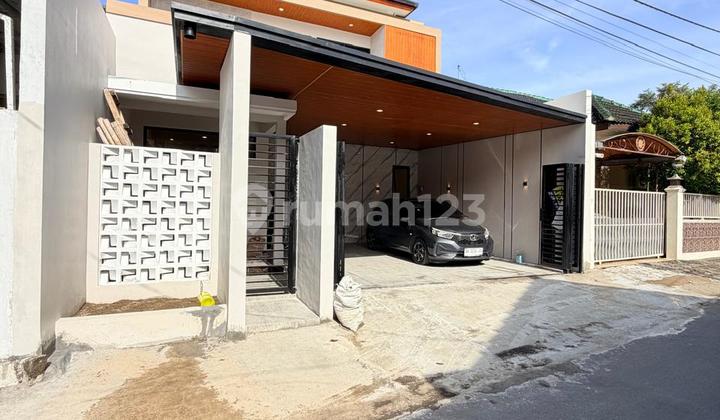 Rumah Mewah Kontemporer Modern 2 Lantai dengan Tanah Luas - Semi Furnished di Purwomartani Kalasan Sleman Dekat Swalayan Pamela 7 2