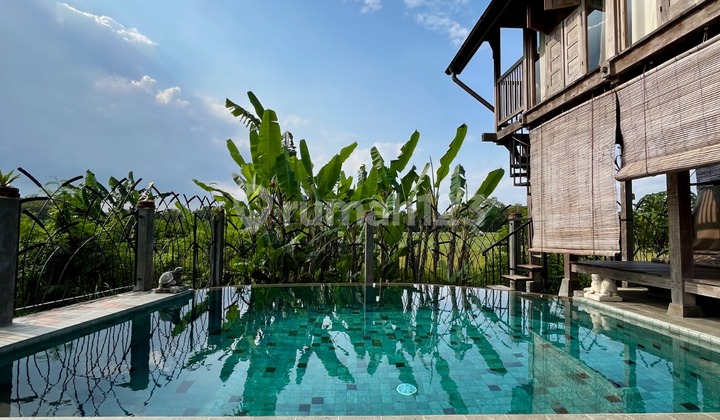 Villa Full Furniture Dengan Kolam Renang View Sawah Di Tamantirto Kasihan Bantul Dekat Umy Dan Pusat Kotaluas Tanah :