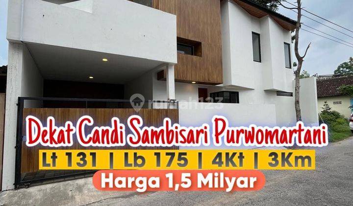 Rumah Baru Mewah 2 Lantai Modern Kekinian Di Dekat Candi Sambisari Purwomartani Sleman

 1