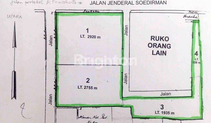 TANAH LETAK STRATEGIS DI JL. JEND SUDIRMAN PURWOKERTO LUAS 7948 M2 1