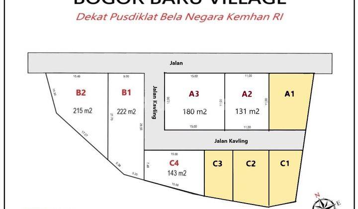 Dekat Calon Toll Serpong cibinong jorr 3 , 900rb m2, Kavling Rumpin 6
