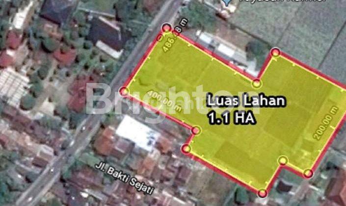 REPOSISI HARGA 6,5 JT/M JADI 5 JT,/M TANAH KONTUR DATAR - ELEVASI DIATAS JALAN - JALAN RAYA BANDUNG LEMBANG 1