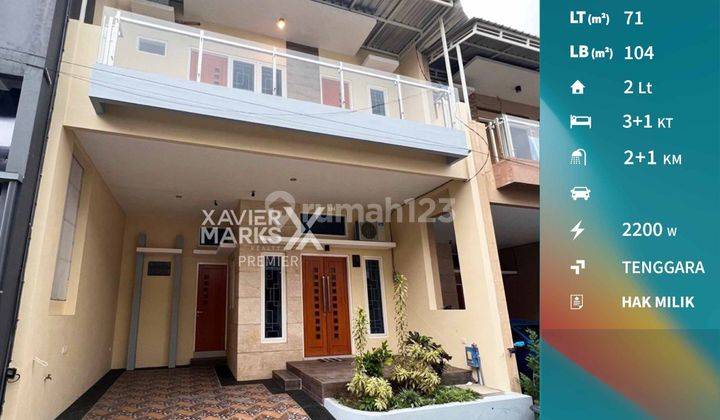 Rumah Semi Furnish Kawasan Suhat di Papa Hijau Malang 1