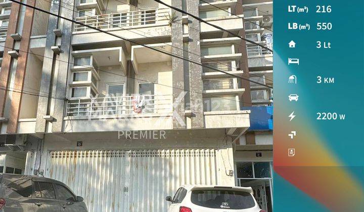Ruko Nol Jalan Tidar Malang Parkir Luas 1