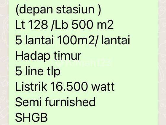 Dijual Ruko Bagus 5 Lantai Lokasi Strategis Dekat Stasiun Tebet Jakarta Selatan 2