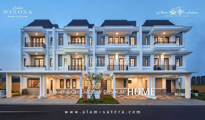 Di Jual Rumah Baru Sutera Winona Alam Sutera 1