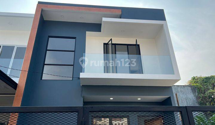 5X25 Meruya 2.5M Rumah Baru Jalan Lebar 3 Mobil, Bebas Banjir 2