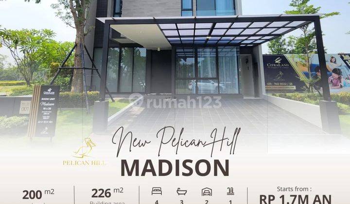 Rumah Baru Konsep Villa Citraland Utara Surabaya Barat 1