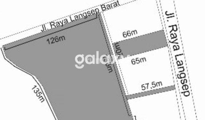 Jual lahan di Malang sangat strategis Lokasi 0 jalan raya Langsep 1