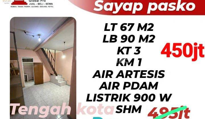 Rumah Murah Tengah Kota Sayap Pasirkoja 1