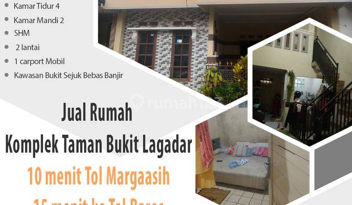 Rumah Komplek Perumahan Di Lagadar Dekat Tol Margaasih Dan Baros 1