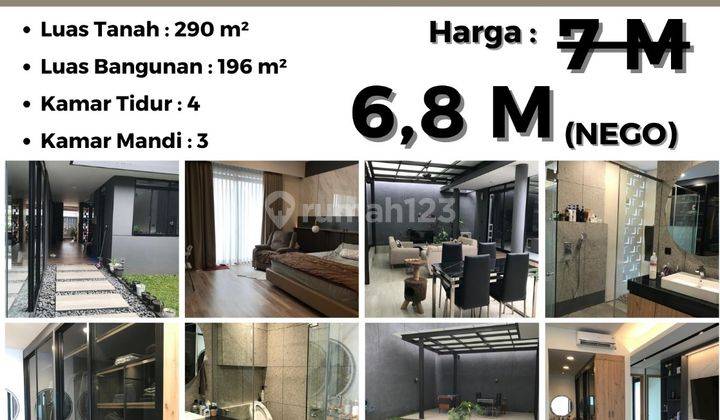 Turun Harga Jual Cepat Nego Rumah Kota Baru Parahyangan Bandung Full Furnished Siap Huni 1