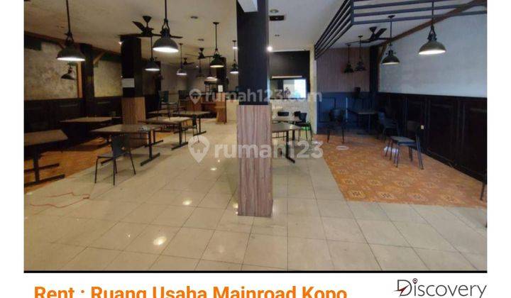 Di Sewakan Ruko Ruang Usaha Ex Resto Cafe Mainroad Kopo Bandung 2