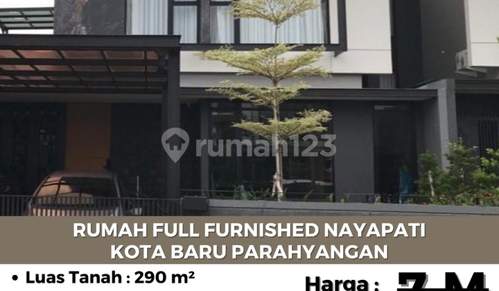 Price Drop for Fully Furnished House in Kota Baru Parahyangan Nayapati Near Whoosh Padalarang
