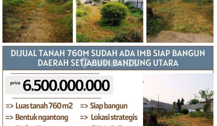 Di Jual Tanah Strategis Di Setiabudi Bandung Ada Imb 2