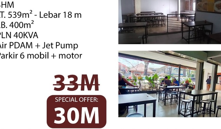 Price Drop for Mainroad Cihampelas Business Spaces in Bandung City, Strategic Location
