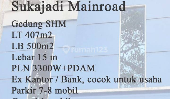 Gedung Ruang Usaha Ex Kantor Mainroad Sukajadi Bandung Jual Cepat 2