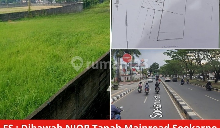 Jual Tanah Murah Di Bawah NJOP Mainroad Soekarno Hatta Bandung Bisa Buat Universitas,rumah sakit Gudang DLL