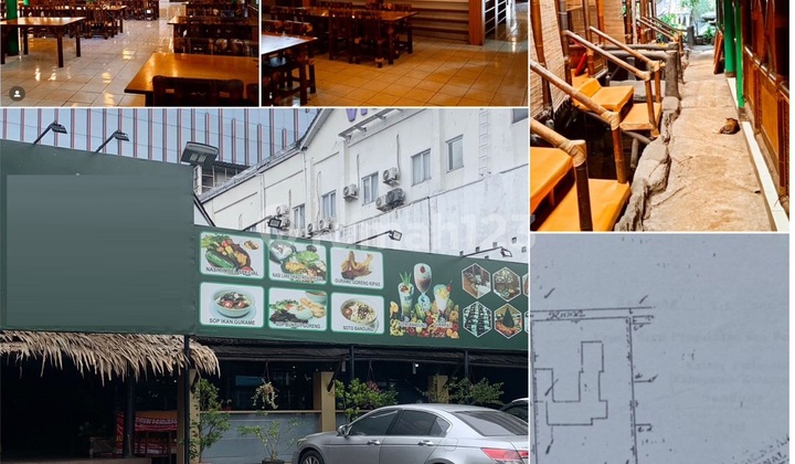 Commercial Space on Main Road Surapati Street, Pasteur near Gasibu Bandung, Land Sale by Land Calculation.