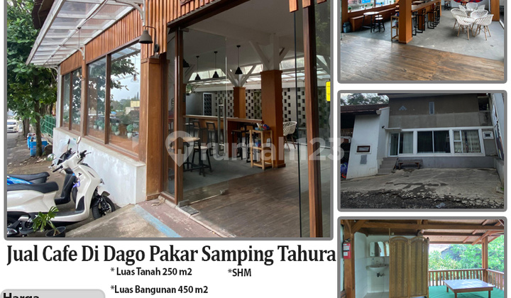 Ruang Usaha Cafe restoran Di Dago Pakar Samping Tahura Dago Bandung Jual BU NEGO