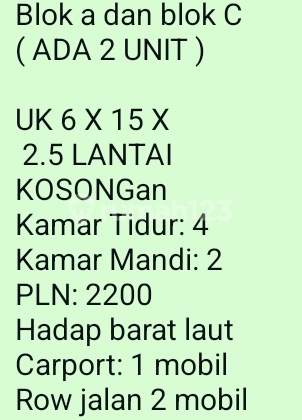 Sewa Rumah (65 Juta) di Taman Palem Bagus