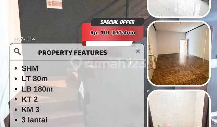 For Rent Ready-to-Use Shop House in Ciateul Area, Bandung City For Rent Ready-to-Use Shop House in Ciateul Area, Bandung City