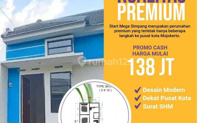 Dijual rumah murah inden cepat di Mojokerto kota 4