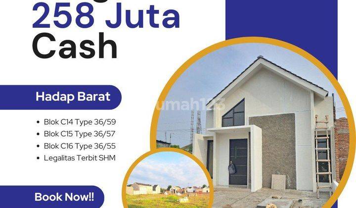 Rumah murah siap huni 6-8 bulan promo cash no kredit 2