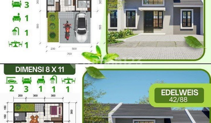 Rumah Dekat Surabaya Kredit KPR Promo Free Dp Angsuran 1 Jutaan