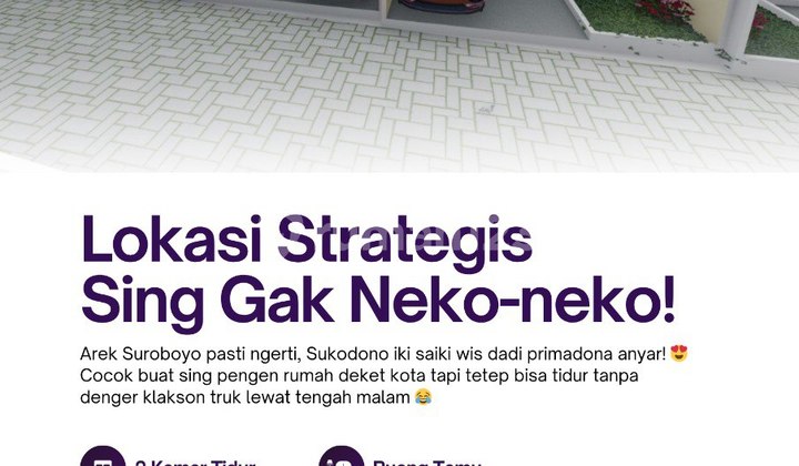 Rumah Murah Dekat Surabaya 300jutaan Nol Jl.desa 2