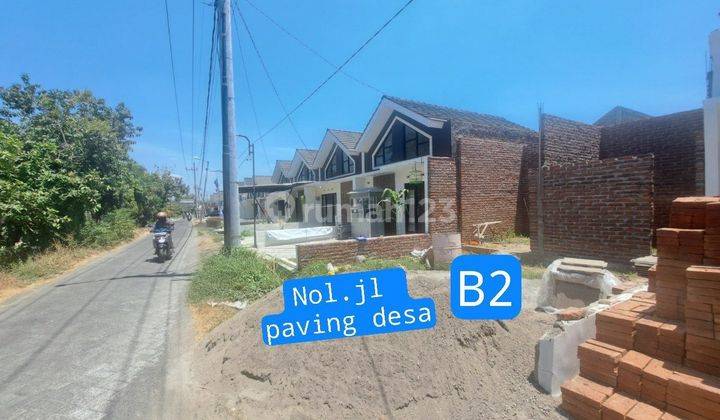 Rumah Dekat Surabaya Lokasi Nol Jalan Desa Dijual Cash No Kredit