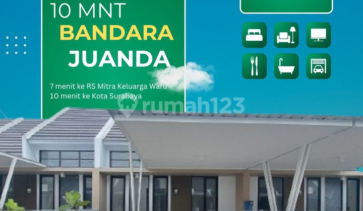 Rumah Murah Dekat Surabaya 1 Lantai Cash/kpr Disukodono 2