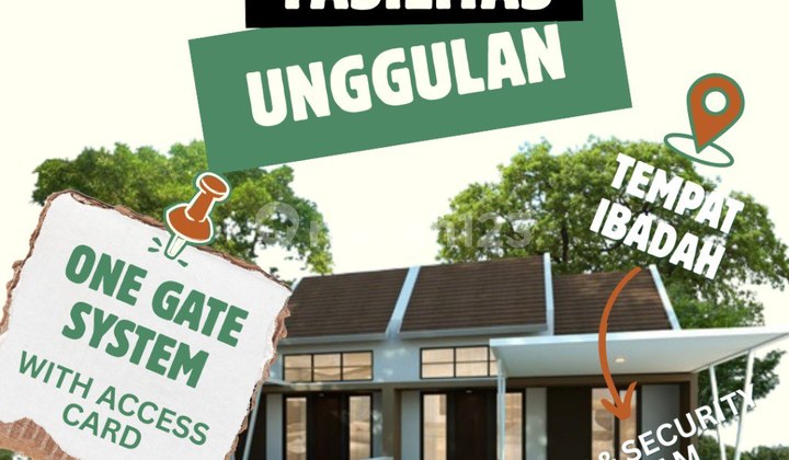 Rumah Dekat Surabaya 300jutaan Dikrian Kota 2