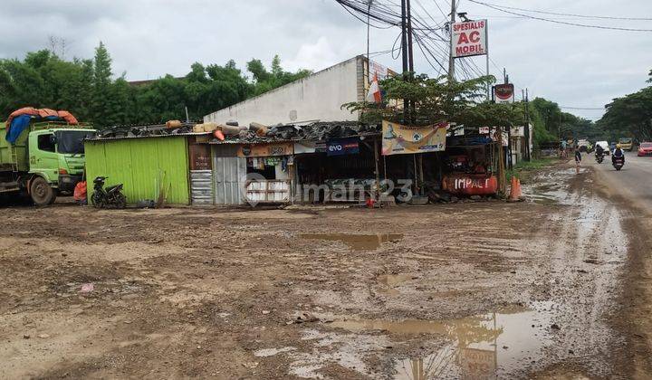 Tanah Nempel Jalan Raya Serang Barat Akses Tol 2