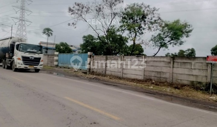Tanah Datar Cocok Utk Pabrik / Perumahan Jl Raya Bojonegara