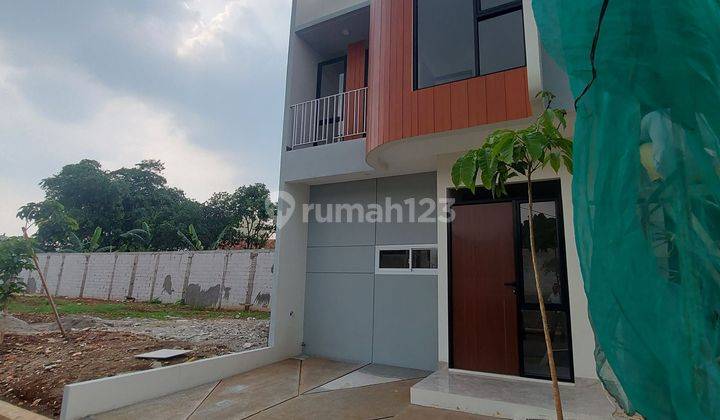 Dijual Rumah Baru 2 Lantai, 3 KT 2 KM, SHM, Bebas Banjir. Dekat Stasiun Depok Lama, Mall ITC, Alun2 Depok,  RS, Sekolah. Cukup 3 Juta Rumah milik Anda. 2