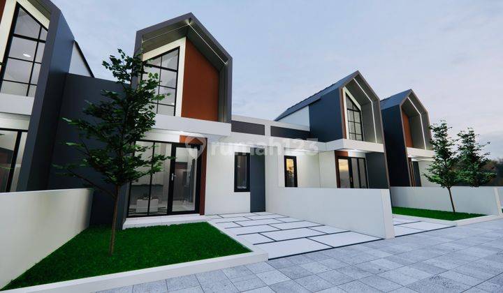 Rumah scandinavian one get system dekat wisata candi prambanan 1
