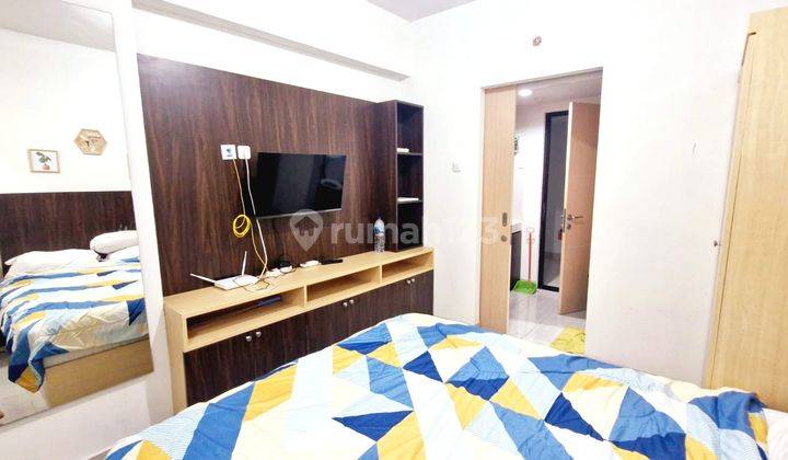 kamar tidur apartemen unit 1 br lt
