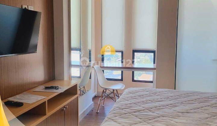 kamar tidur apartemen unit 1 br lt
