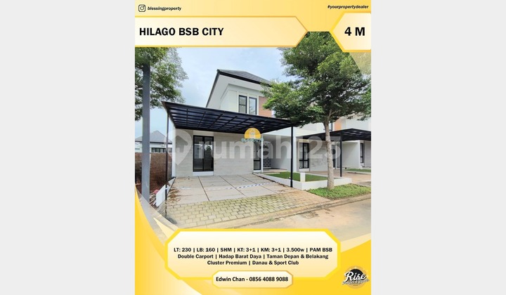 Rumah Baru Dekat Unika dan Mall Cluster Hilago BSB City Semarang 1