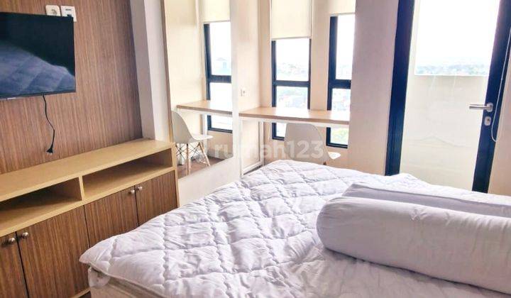 kamar tidur apartemen unit 1 br lt