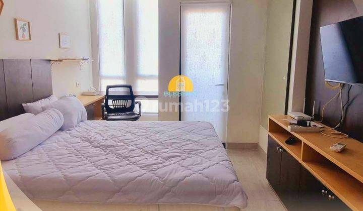 kamar tidur apartemen unit 1 br lt