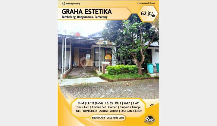 Rumah Dekat Undip Cluster Graha Estetika Tembalang Semarang 1