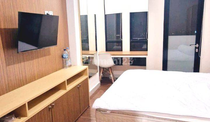 kamar tidur apartemen unit 1 br lt
