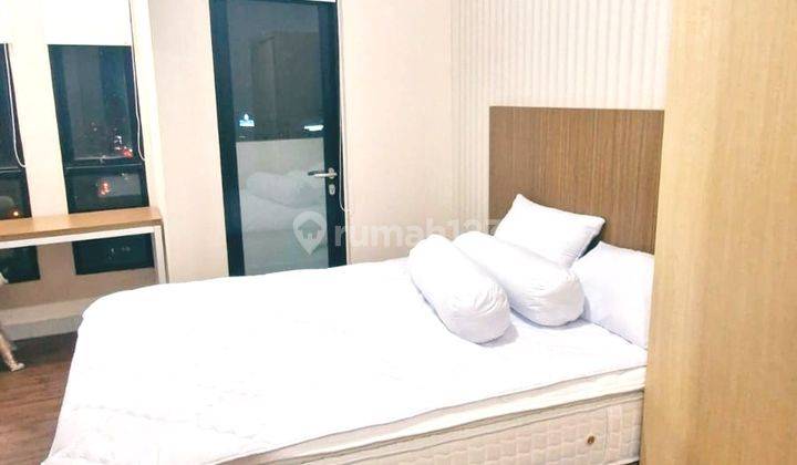 kamar tidur apartemen unit 1 br lt
